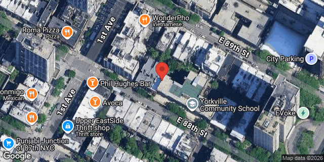 Aerial map of 411 EAST 88 STREET, Manhattan