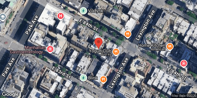 Aerial map of 124 EAST 84 STREET, Manhattan
