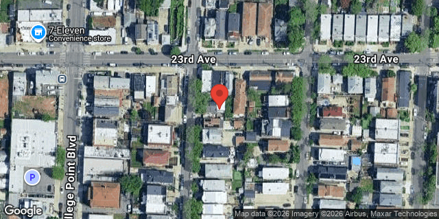 Aerial map of 2307A 123 STREET, Queens