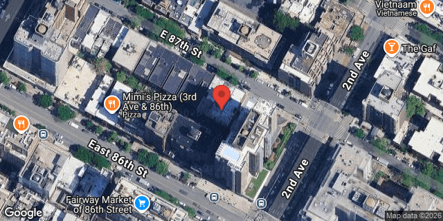 Aerial map of 240 EAST 87 STREET, Manhattan