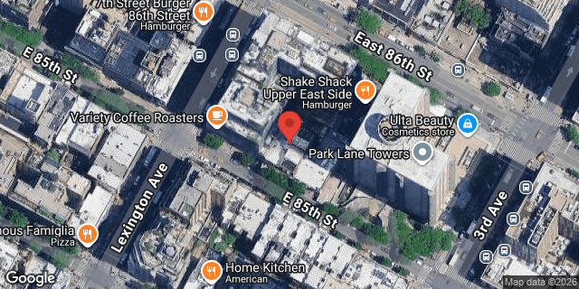 Aerial map of 155 EAST 85 STREET, Manhattan