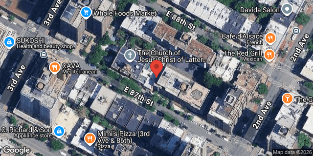 Aerial map of 229 EAST 87 STREET, Manhattan