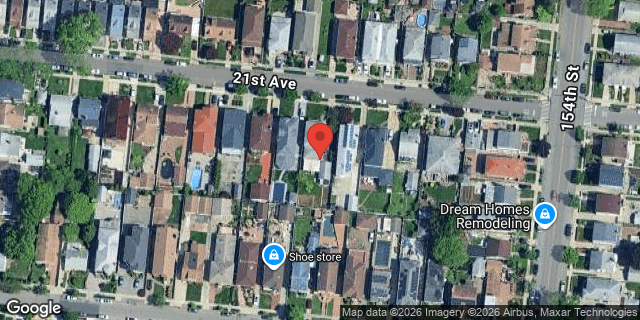 Aerial map of 151-52 21 AVENUE, Queens
