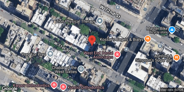 Aerial map of 311 WEST 71 STREET, Manhattan