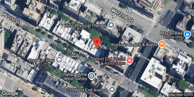 Aerial map of 315 WEST 71 STREET, Manhattan