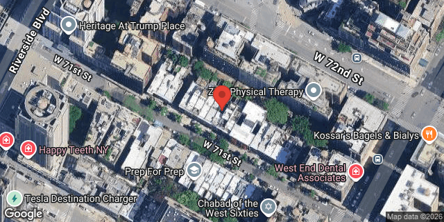 Aerial map of 337 WEST 71 STREET, Manhattan