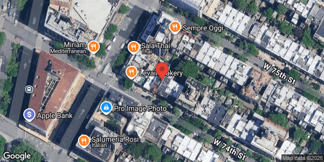 Aerial map of 159 WEST 74 STREET, Manhattan