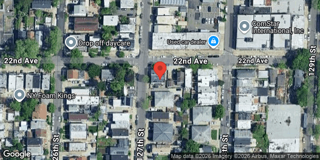Aerial map of 127-02 22 AVENUE, Queens