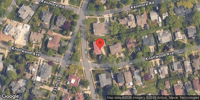 Aerial map of 240-01 KNOLLWOOD AVENUE, Queens