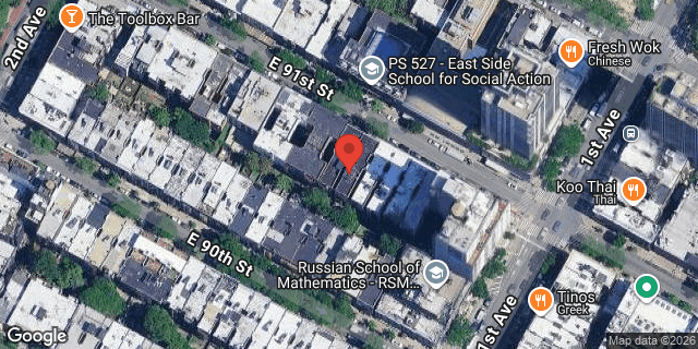 Aerial map of 328 EAST 91 STREET, Manhattan
