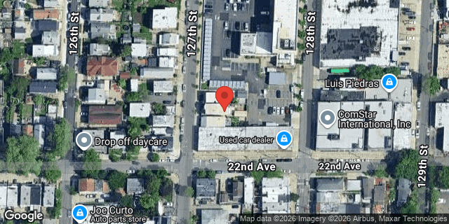 Aerial map of 20-43 127 STREET, Queens