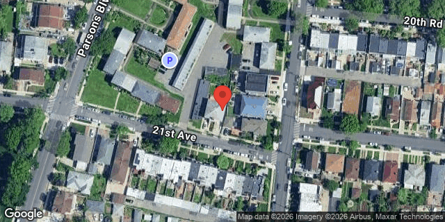 Aerial map of 145-29 21 AVENUE, Queens
