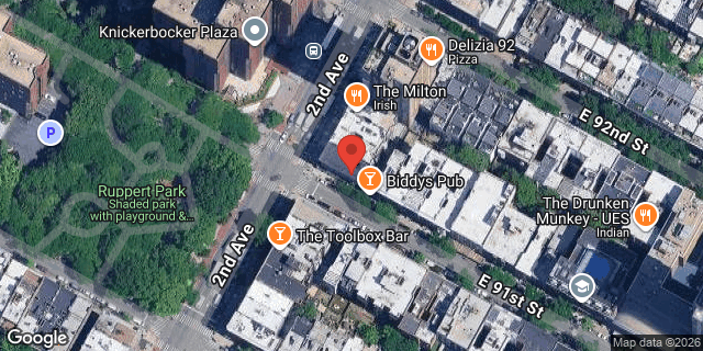 Aerial map of 1748 2 AVENUE, Manhattan