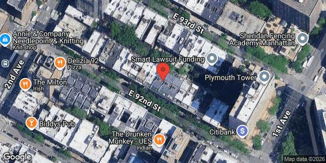 Aerial map of 323 EAST 92 STREET, Manhattan