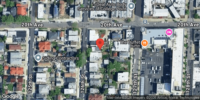 Aerial map of 20-09 126 STREET, Queens