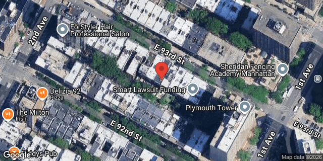 Aerial map of 322 EAST 93 STREET, Manhattan