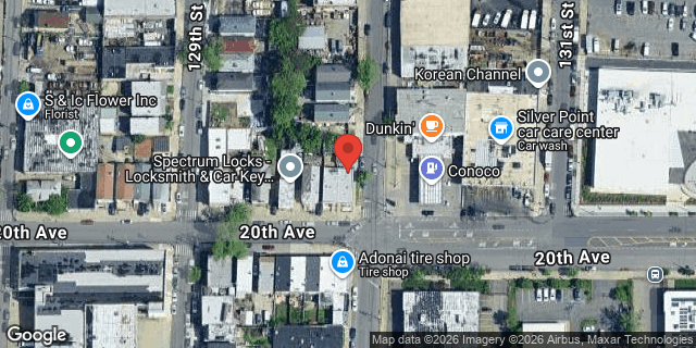 Aerial map of 129-19 20 AVENUE, Queens