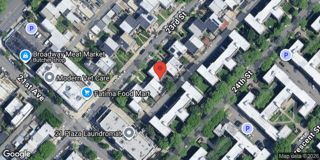 Aerial map of 20-55 23 STREET, Queens