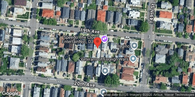 Aerial map of 147-32 19 AVENUE, Queens