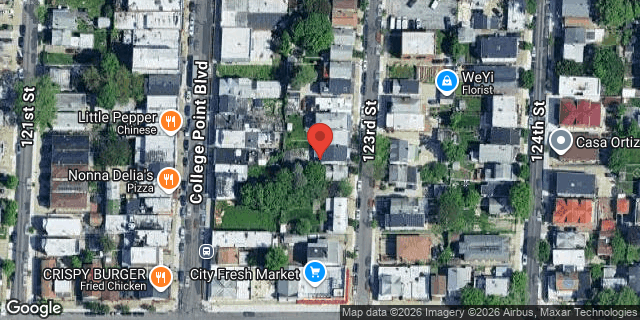 Aerial map of 18-30 123 STREET, Queens