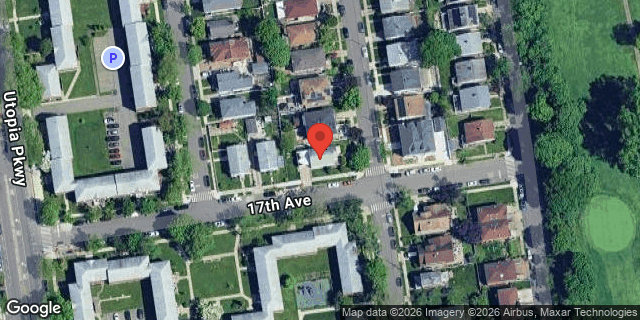 Aerial map of 16-56 201 STREET, Queens