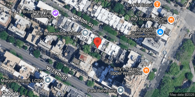 Aerial map of 120 WEST 80 STREET, Manhattan