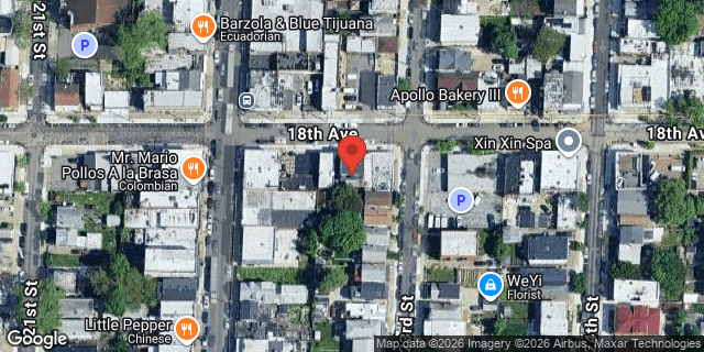 Aerial map of 122-14 18 AVENUE, Queens