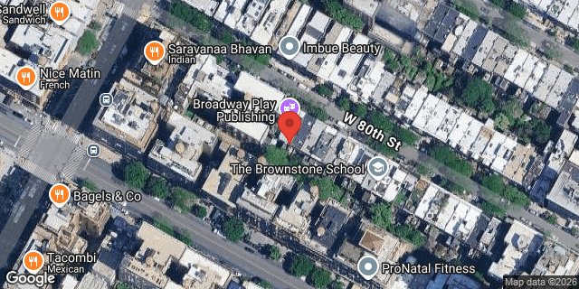 Aerial map of 146 WEST 80 STREET, Manhattan