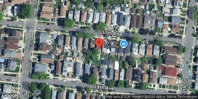 Aerial map of 149-32 17 ROAD, Queens