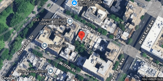 Aerial map of 320 WEST 78 STREET, Manhattan