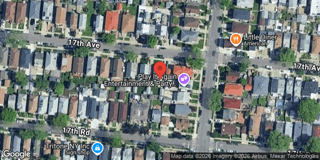 Aerial map of 149-60 17 AVENUE, Queens