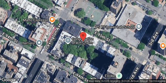 Aerial map of 160 EAST 95 STREET, Manhattan