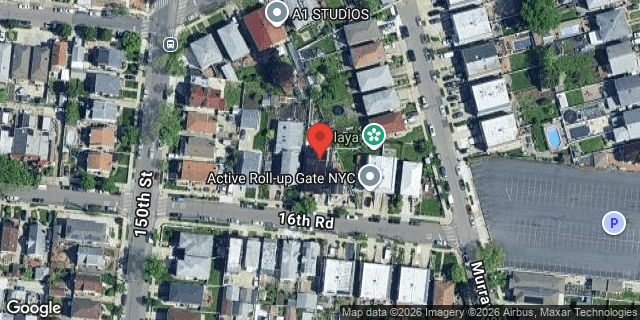 Aerial map of 150-21 16 ROAD, Queens