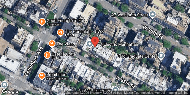 Aerial map of 67 WEST 85 STREET, Manhattan