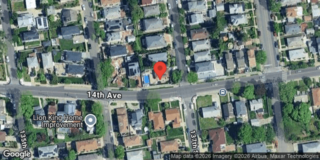 Aerial map of 13-50 137 STREET, Queens