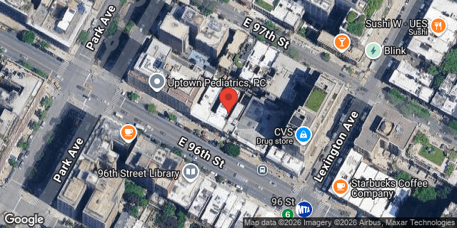 Aerial map of 119 EAST 96 STREET, Manhattan