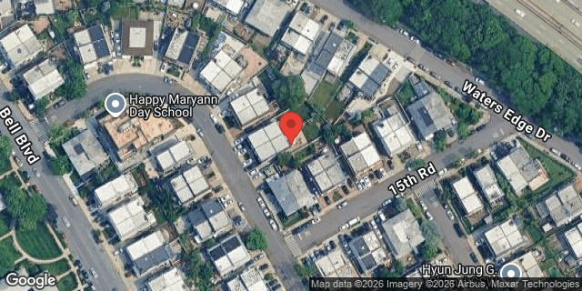 Aerial map of 1523 215 STREET, Queens