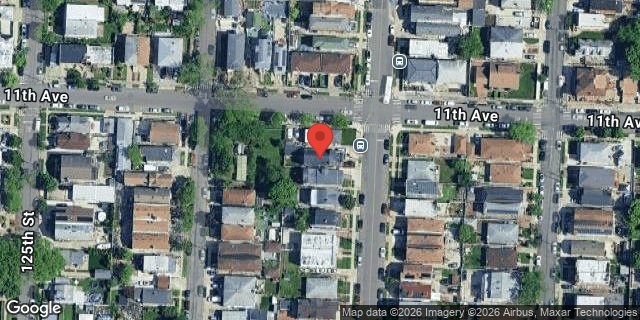 Aerial map of 11-08 127 STREET, Queens