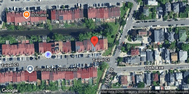 Aerial map of 114-65 TAIPEI COURT, Queens