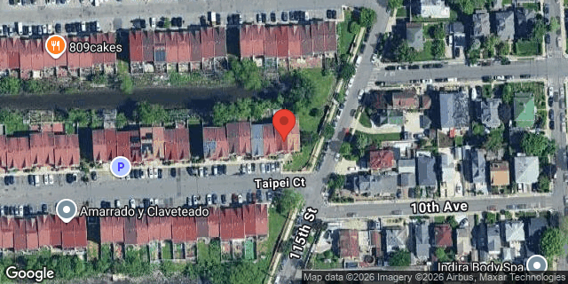 Aerial map of 114-69 TAIPEI COURT, Queens