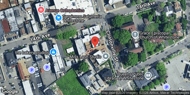 Aerial map of 14-10 CLINTONVILLE STREET, Queens
