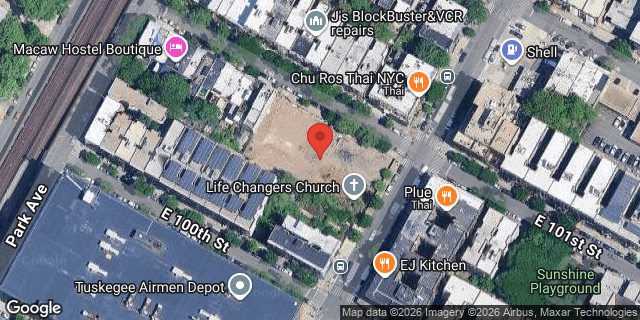 Aerial map of 1578 LEXINGTON AVENUE, Manhattan