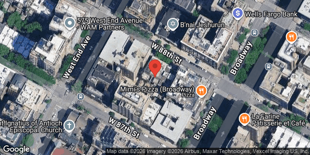 Aerial map of 260 WEST 88 STREET, Manhattan