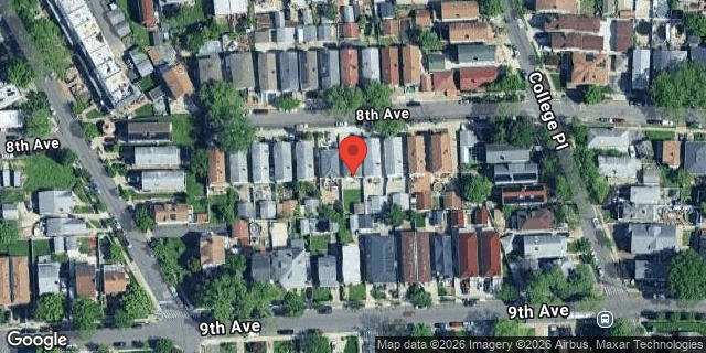 Aerial map of 119-34 8 AVENUE, Queens