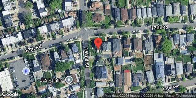 Aerial map of 152-02 12 ROAD, Queens