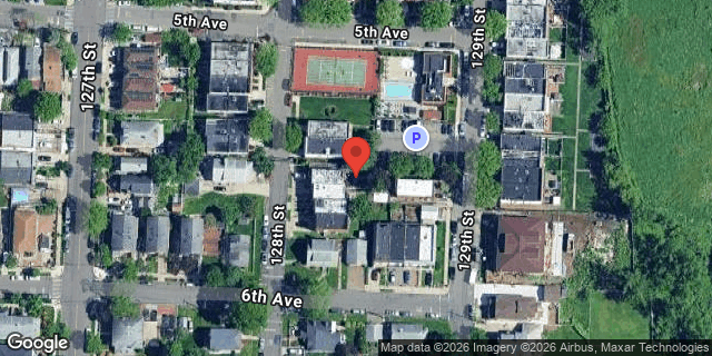 Aerial map of 5-15 128 STREET, Queens