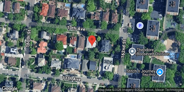 Aerial map of 160-30 10 AVENUE, Queens