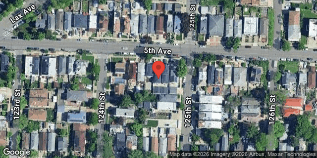 Aerial map of 124-12 5 AVENUE, Queens