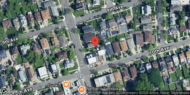 Aerial map of 9-11 CLINTONVILLE STREET, Queens