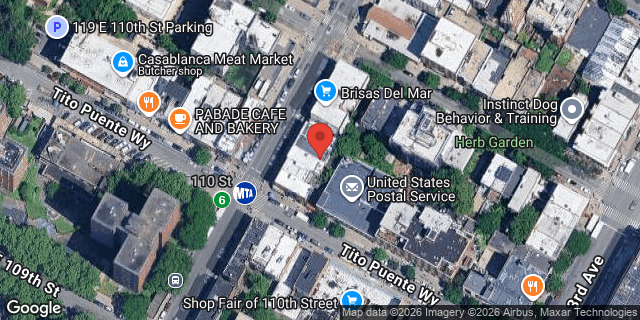 Aerial map of 1781 LEXINGTON AVENUE, Manhattan